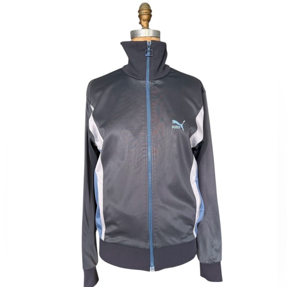 Puma Vintage Technical Track Jacket with Fleece Lining Size S